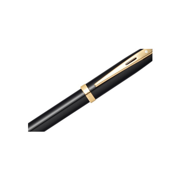 Lapicera Pluma Fuente Sheaffer 100 Gloss Black Gt - Medium