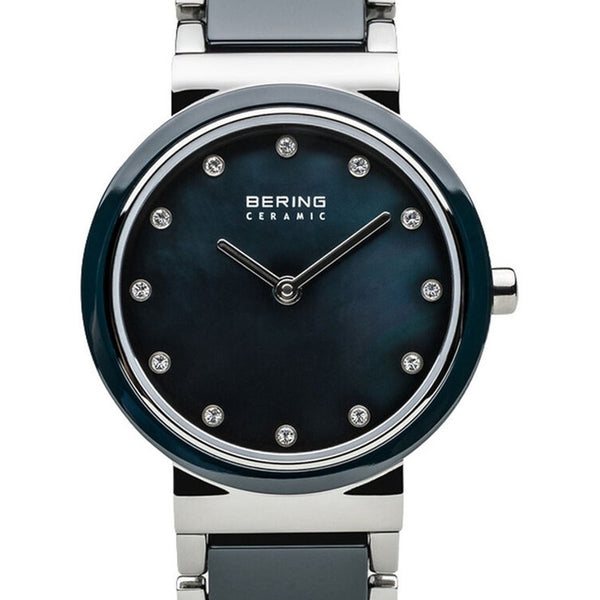 Reloj Bering Ladies Watch Ceramic Blue Silver 10725-787