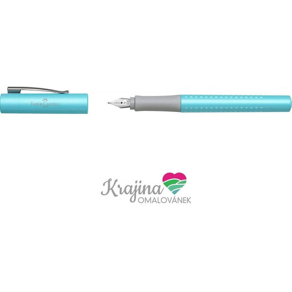 Lapicera Pluma Fuente Faber-Castell Grip - Pastel Turquesa