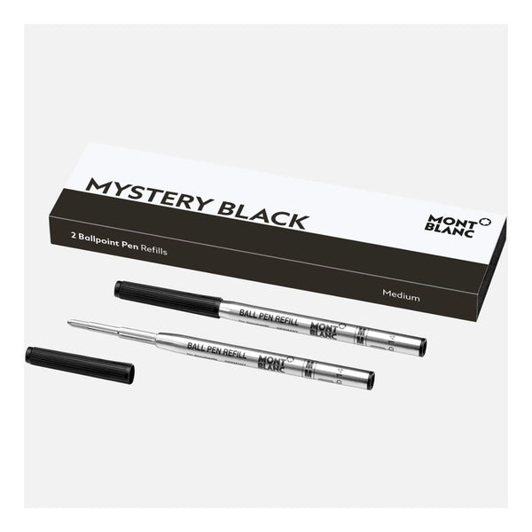 Tinta Set Repuesto Boligrafo Montblanc- Medium Mystery Black
