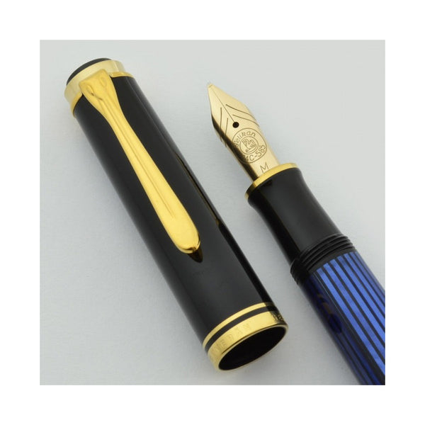Lapicera Pluma Pelikan M400 Blue/black - Medium