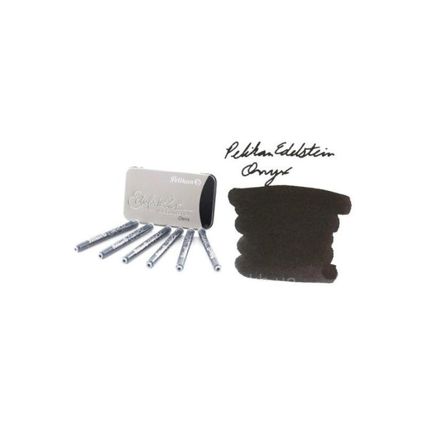 Tinta P/pluma Fuente Pelikan Edelstein Cartridges Onyx