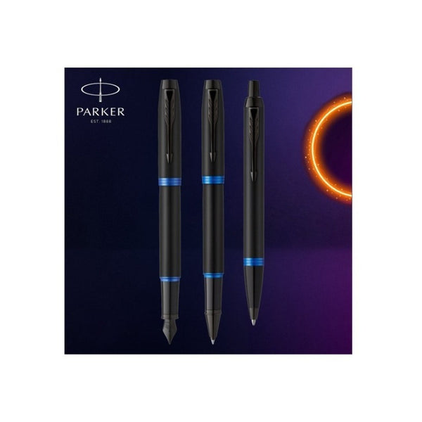Lapicera Pluma Fuente Parker Im Vibrant Rings Marine Blue M