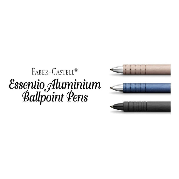 Lapicera Boligrafo Faber-castell Essentio Aluminium Blue
