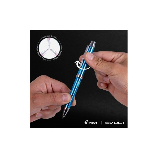 Pilot Evolt Boligrafo Multisystem 2+1 Turquesa