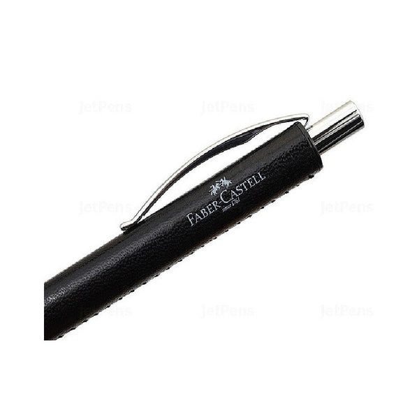 Lapicera Boligrafo Faber-castell Basic Leather Black