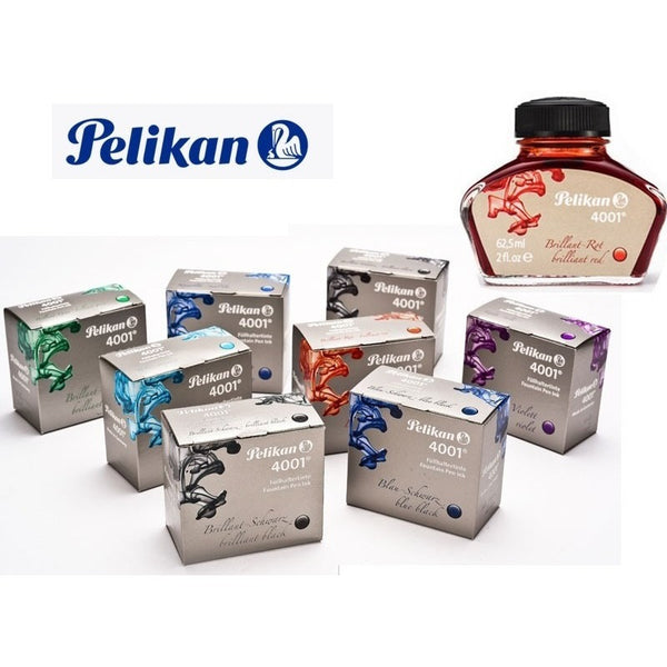 Tinta Para Pluma Fuente Pelikan - 30 Ml - Color Rojo