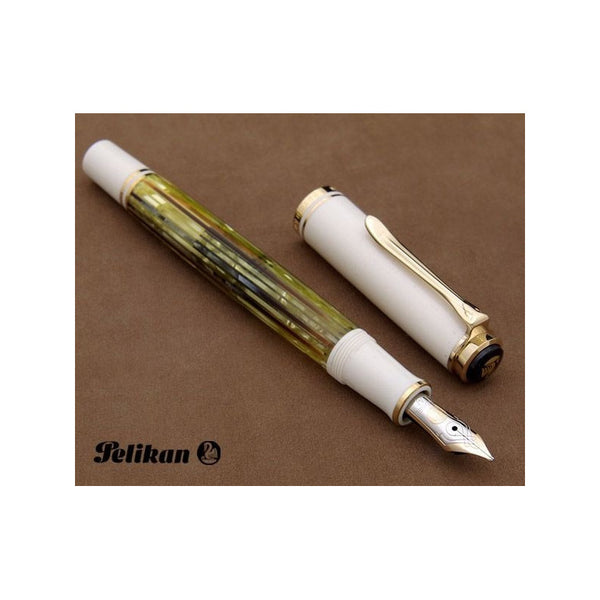 Lapicera Pluma Pelikan M400 Tortoise Shell White - Broad