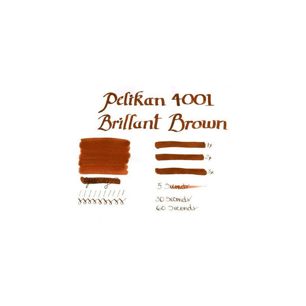 Tinta Para Pluma Fuente Pelikan 4001 - 30 Ml - Café