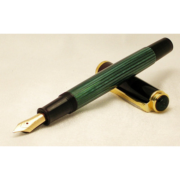 Lapicera Pluma Pelikan M400 Green/black - Broad