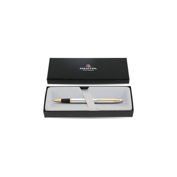 Lapicera Rollerball Sheaffer Vfm Chrome With Gold Trim Gt