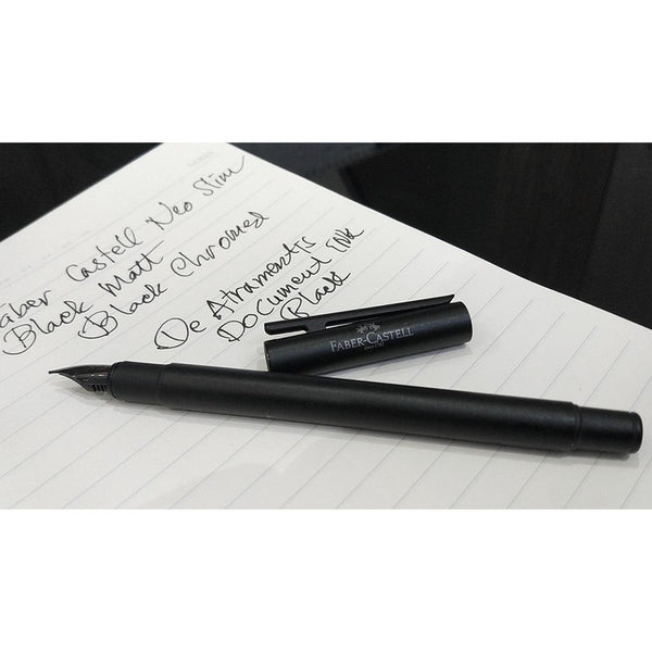 Lapicera Pluma Faber-castell Neo Slim - Black Matte - Medium