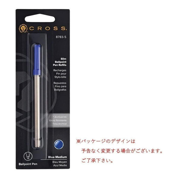Tinta Repuesto Boligrafo Cross Slim Azul Medium / 8783-5