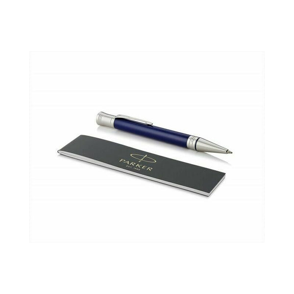 Lapicera Boligrafo Parker Duofold Blue Black Vintage