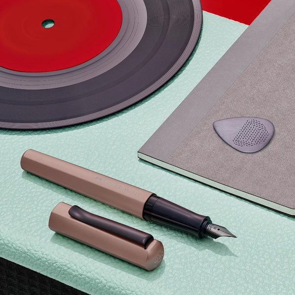 Lapicera Set Hexo Faber-castell Bronze Pluma + Boligrafo