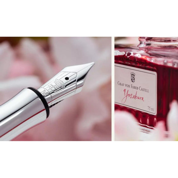 Lapicera Pluma Fuente Graf Von Faber-castell Guilloche Coral M