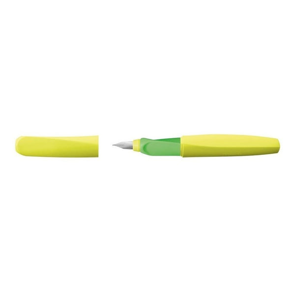 Lapicera Pluma Fuente Pelikan Twist - Amarillo Neon (Medium)