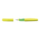 Lapicera Pluma Fuente Pelikan Twist - Amarillo Neon (Medium)