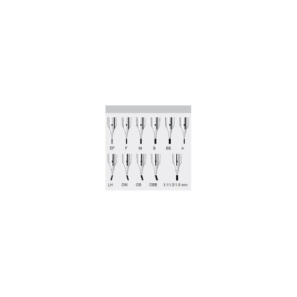 Lapicera Pluma Fuente Lamy Abc Black - Trazo A