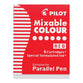 Cartridges Pluma Caligrafia Pilot Parallel Color Rojo