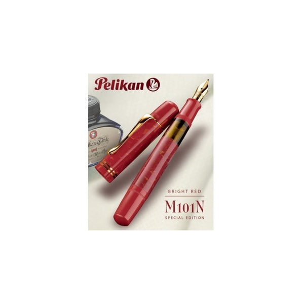 Lapicera Pluma Pelikan M101n Bright Red - Broad