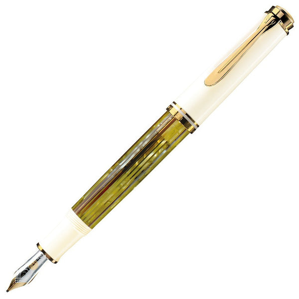 Lapicera Pluma Pelikan M400 Tortoise Shell White - Broad