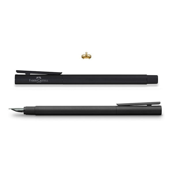 Lapicera Pluma Faber-castell Neo Slim - Black Matte - Medium