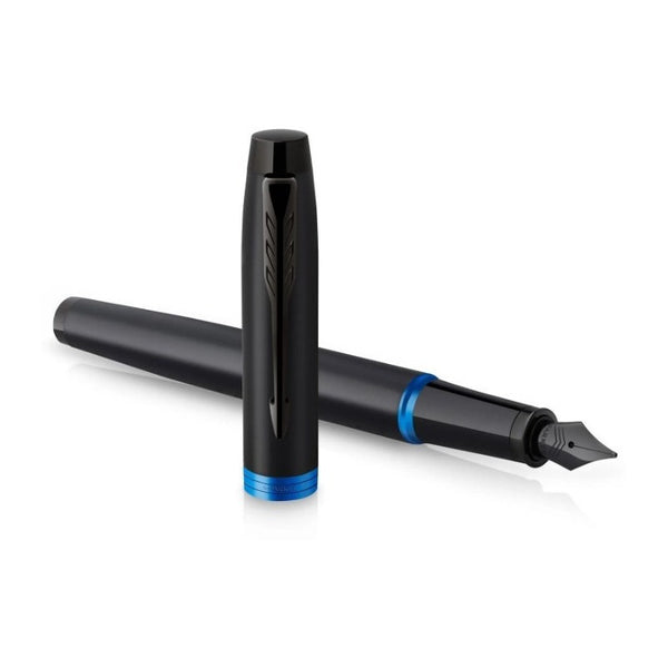 Lapicera Pluma Fuente Parker Im Vibrant Rings Marine Blue M