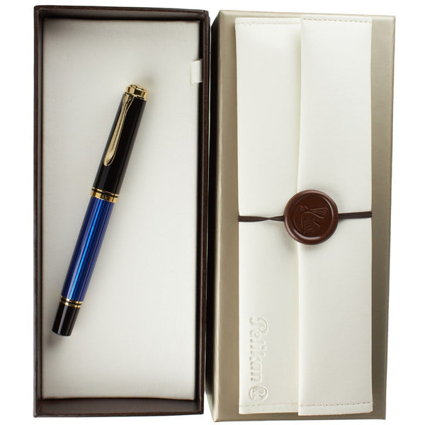 Lapicera Pluma Pelikan M400 Blue/black - Medium