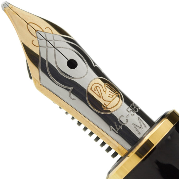 Lapicera Pluma Pelikan M400 Green/black - Broad