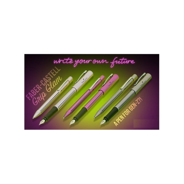 Lapicera Pluma Fuente Faber-castell Grip - Glam Pearl