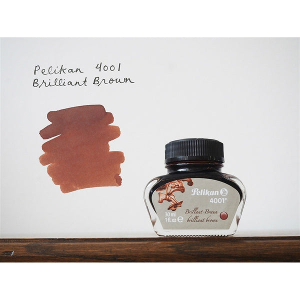 Tinta Para Pluma Fuente Pelikan 4001 - 30 Ml - Café