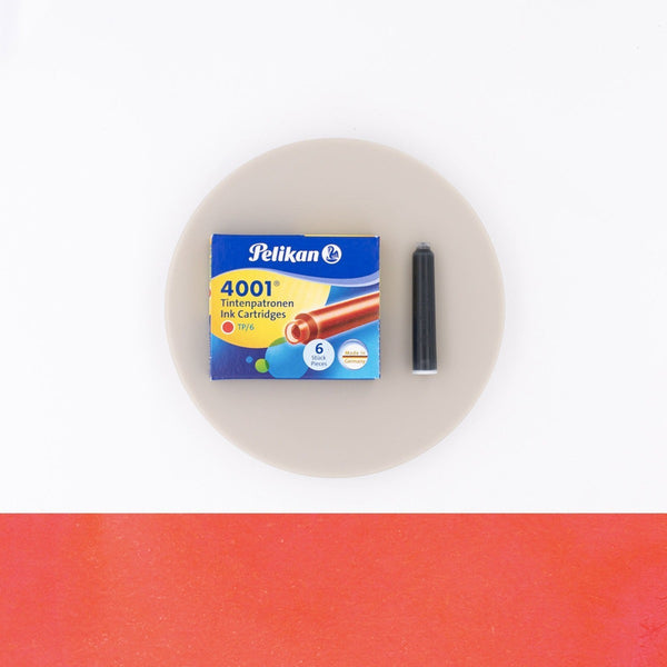 Tinta Para Pluma Fuente Pelikan 4001 - Cartridges - Rojo