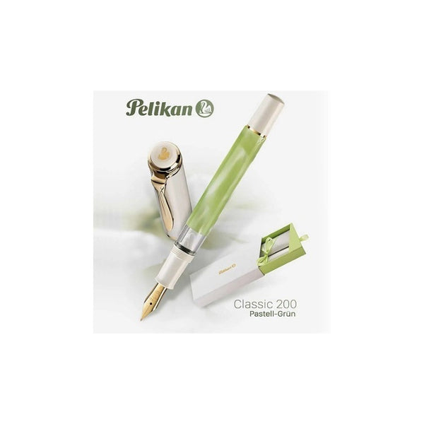 Lapicera Pluma Pelikan M200 Pastel Green Marble - Medium (M)
