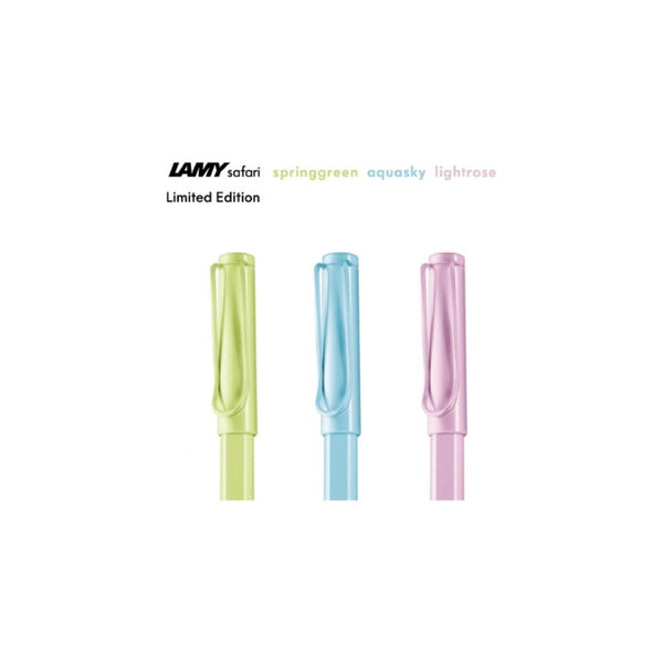 Lapicera Pluma Lamy Safari Springgreen Special Edition - Fine (F)