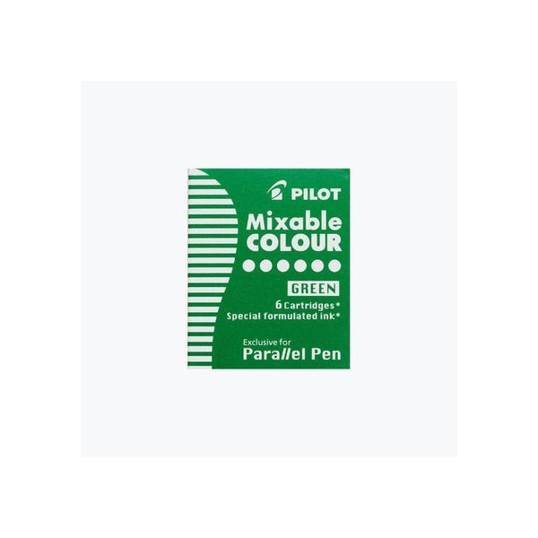 Cartridges Pluma Caligrafia Pilot Parallel Color Verde