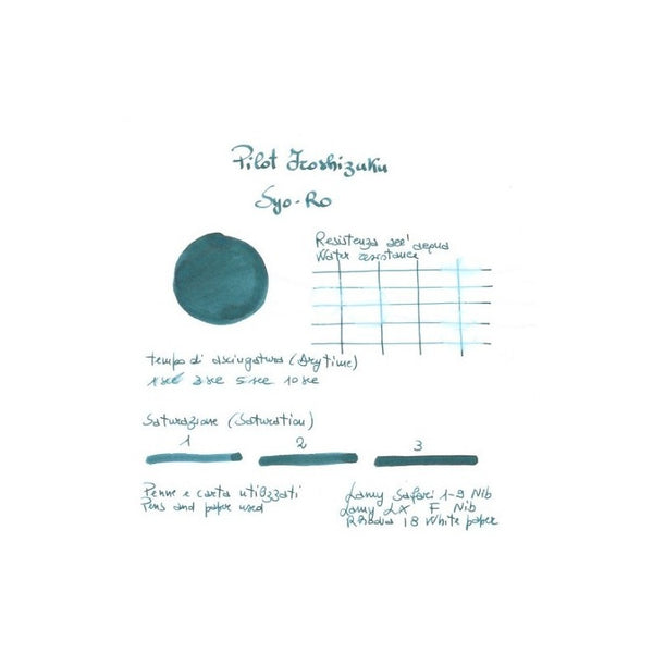 Tinta Pluma Fuente Pilot Iroshizuku - 50 Ml Syo-ro