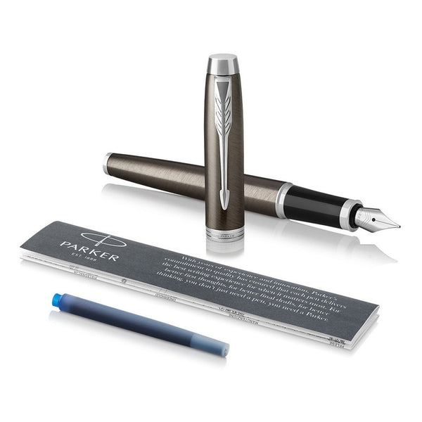 Lapicera Pluma Fuente Parker Im Dark Espresso Ct