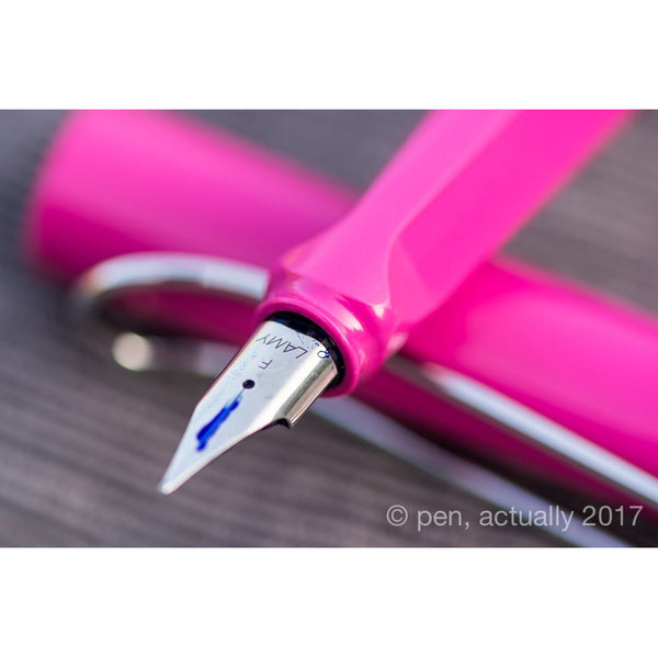Lapicera Pluma Lamy Safari Pink - Extra Fine (EF)
