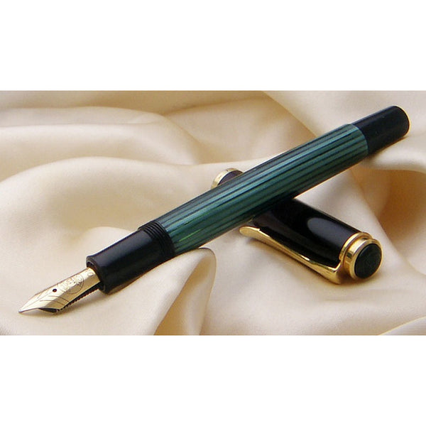 Lapicera Pluma Pelikan M400 Green/black - Broad