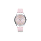 Reloj Swatch Skin Lavanda Syxs124 Color De La Correa Rosa Pálido Color Del Fondo Rosa Pálido