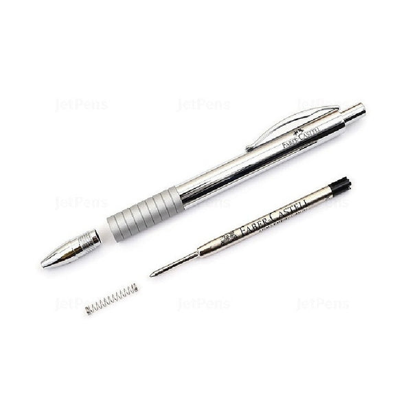 Lapicera Boligrafo Faber-castell Essentio Aluminium Shiny