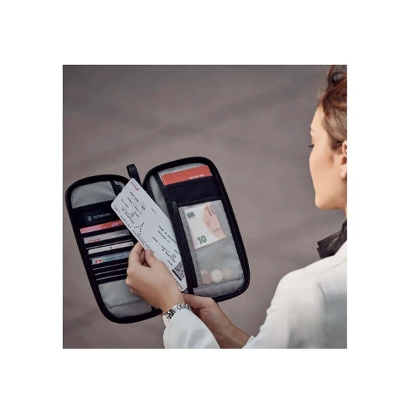 Porta Documentos Victorinox Access Rfid Negro Nylon 610597