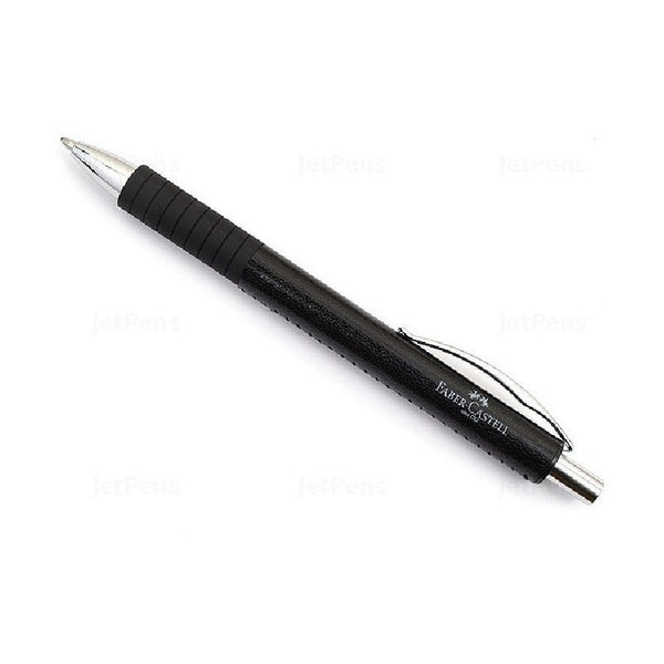 Lapicera Boligrafo Faber-castell Basic Leather Black