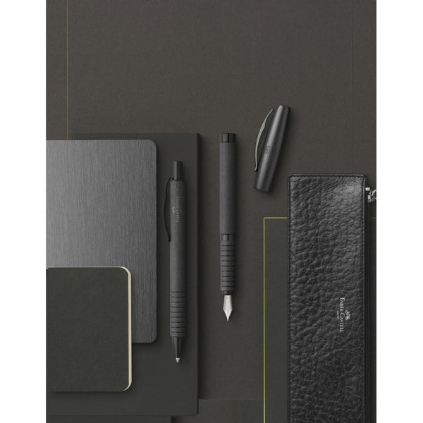 Lapicera Boligrafo Faber-castell Essentio Aluminium Black