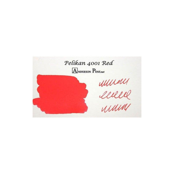 Tinta Para Pluma Fuente Pelikan 4001 - 30 Ml - Rojo