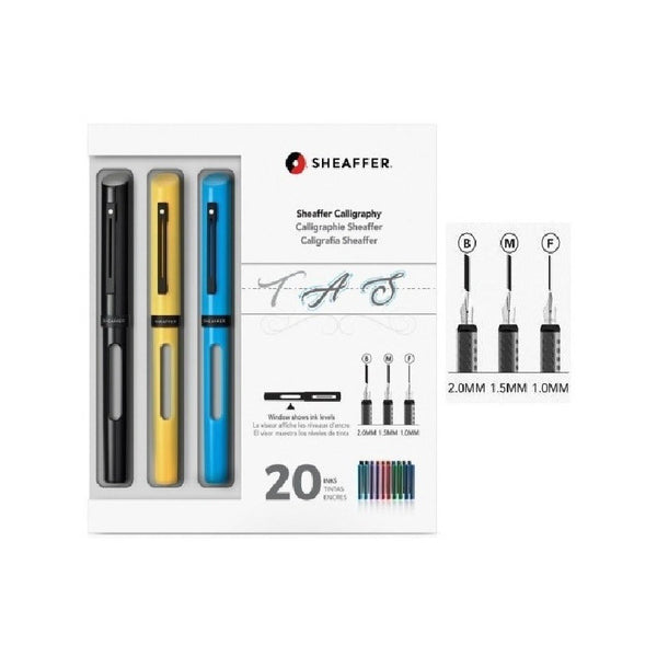 Lapicera Pluma Fuente Sheaffer Set Caligrafia 93404-2