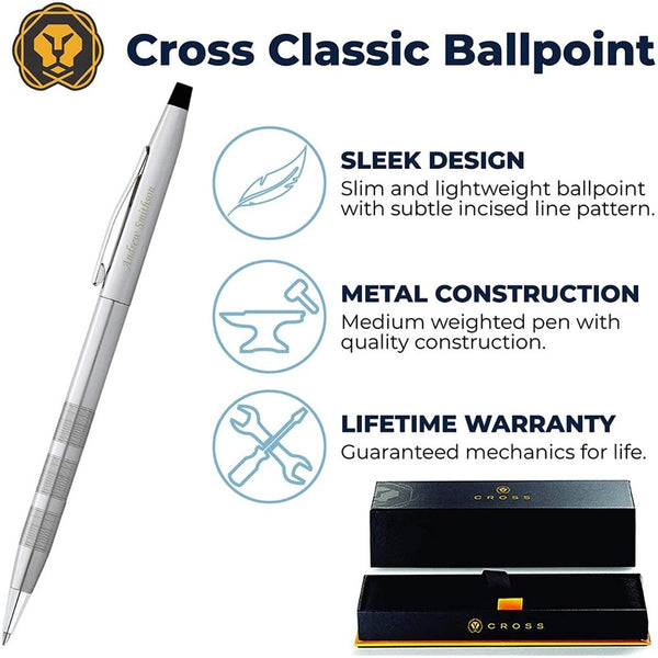 Lapicera Boligrafo Cross Century Chrome Mate At0082-14