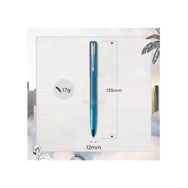 Lapicera  Roller Parker Vector Xl Teal - Fine