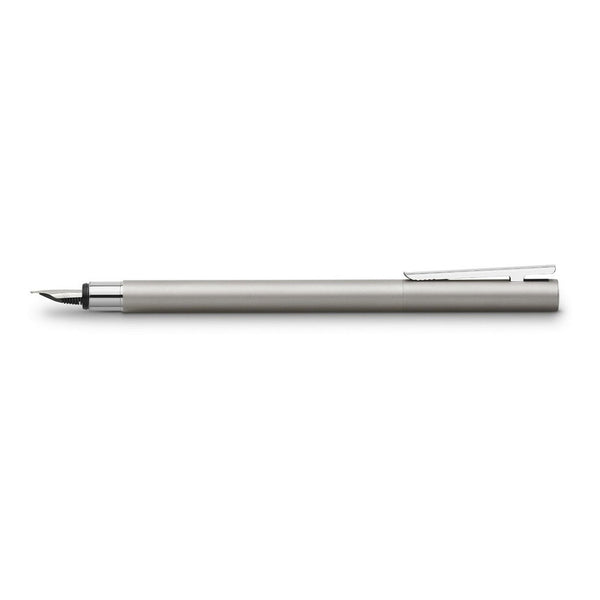 Lapicera Pluma Faber-Castell Neo Slim Stainless St Shiny - Medium (M)